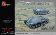 Pegasus 957668 - 1/72 Su 152 Soviet Assault Gun, 2 Bausätze