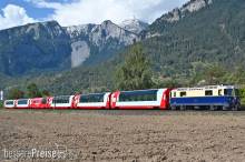 Bemo 9589121 - RhB Bp 2531 Panoramawagen Glacier Express