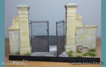 Matho Models 35060 - Metal Fence Set B - Gate