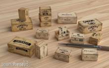 Matho Models 35131 - Wooden Crates: liquors
