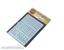 Matho Models 80002 - Decal Numbers - large, black, type 1