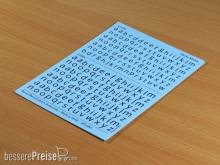 Matho Models 80013 - Decal Letters (lowercase) - black, 4-5mm