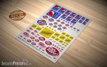 Matho Models 80021 - Soft Drink Logos B - modern