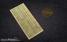 Matho Models 80044 - PE Brass Strips B: 1,25 - 3 mm (0,10mm thickness)