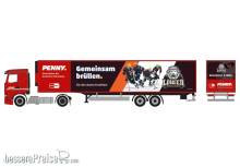 Herpa 962049 - Iveco S-Way Kühlkoffer-Sattelzug PENNY DEL / Löwen Frankfurt