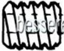 Weinert 96510 - Modul 0,4 Kunststoff-Schnecke4,85 DurchmesserBohrung 1,98 mm