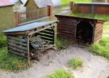 Model Scene 96512 - 2x Kleine Schuppen N (bausatz)