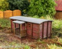 Model Scene 96532 - Gartenlaube - Alte Wagen in N