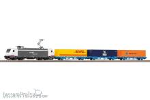 Piko 96900 - Start-Set mit Bettung TRAXX RENFE mit 3 Containertragwagen