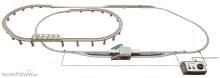 Tomytec 970275 - Gleis Start-Set, Oval, mit Brücke