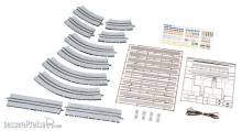 Tomytec 971084 - Tram-Gleise, Basis-Set, Pflasterstein