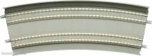 Tomytec 971169 - 2 Doppelgleise, gebogen, in Beton-Viaduktbet., 22,5°, r 539