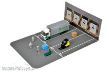 Tomytec 971315 - Logistik Set D: Isuzu Forward
