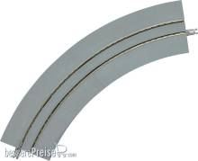 Tomytec 971796 - 4 Tram-Gleise, gebogen, Mini Curved, mit breiter Betonbet.