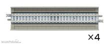 Tomytec 971821 - 4 Gleise, gerade, in Beton-Viaduktbettung, je 140 mm