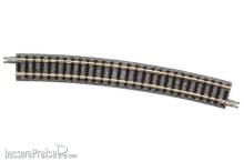 Tomytec 971853 - 4 Gleise, gebogen, in Schotterbettung, 15°, r 541 mm