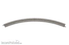 Tomytec 971858 - 4 Gleise, gebogen, in Schotterbettung, 45°, r 391 mm