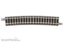 Tomytec 971870 - 4 Gleise, gebogen, in Schotterbettung, 10°, r 605 mm