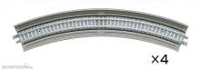 Tomytec 971871 - 4 Gleise, gebogen, in Beton-Viaduktbettung, 45°, r 280 mm