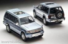 Tomytec 972124 - 1/64 Mitsubishi Pajero ExceedZ, Silber/Weiß