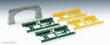 Tomytec 972380 - Bogenbrücke aus Beton, gerade, 140 mm
