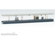 Tomytec 974278 - Erweiterungs-Set Bahnsteig, beleuchtet, mit Kiosk