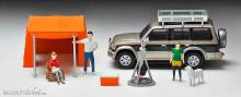 Tomytec 974790 - 1/64 Klein-Szene Camping