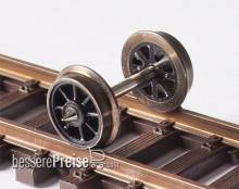 Weinert 9755 - 8-mm H0m-8-Speichenradsatz mit 18,5 mm Spitzenweite