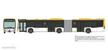 Tomytec 977289 - Mercedes-Benz Gelenk-Bus Nishinippon Railway Fukuoka BRT