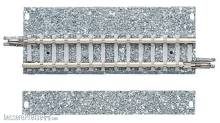 Tomytec 977646 - 4 Gleise, gerade mit breiter Schotterbettung, je 70 mm