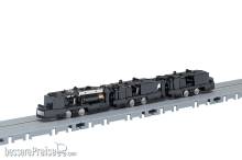 Tomytec 978710 - Tram-System, Fahrgestell TM-LRT04, für Dreierzüge