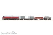 Piko 97935 - Start-Set mit Bettung BR 130 CSD + 3 Güterwagen