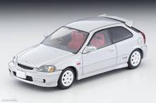 Tomytec 979480 - 1/64 Honda Civic Type R, Silber, 1999