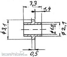 Weinert 98881 - Buchse mit Ring für 1,5 mm