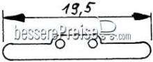 Weinert 9889 - Isolierplatte für Stromabnehmer