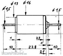 Weinert 9903 - Faulhaber-Motor 1624 gewuchtet