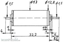 Weinert 9905 - Faulhaber-Motor 1331 gewuchte