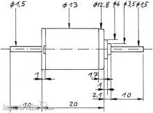 Weinert 9907 - Faulhaber-Motor M.12V 1319 gewuchte