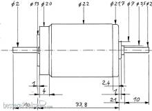 Weinert 9909 - Faulhaber-Motor 2233 gewuchtet