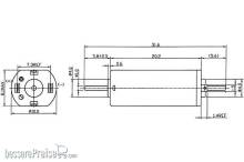 Weinert 9910 - Motraxx Motor (dreipolig) 10 mm breit und 8 mm hoch mit 13400 U/min