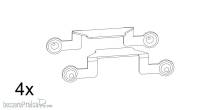 Igra Model 99110009 - TT - leitfähige Platten für drehgestell (4 St.)