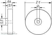 Weinert 99203 - Schwungscheibe 5,6/3,5/21
