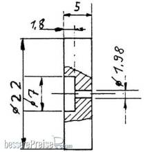 Weinert 9927 - Schwungmasse 22 mm Außendurchmesser