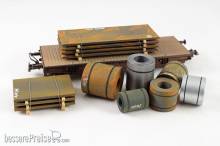 Ladegüter Bauer A3007 - Stahlset, 6 Coils/2 Blechstapel