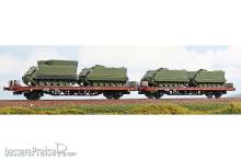 ACME AC45190 - Militärttransport mit M113 und M577 - zwei Kgps-Panzern, beladen mit Militärfahrzeugen, drei M113 und einem M577 -Ep.IV
