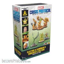Atomic Mass Games AMGD2111 - Marvel: Crisis Protocol - Electro, Sandman, Shocker & Vulture
