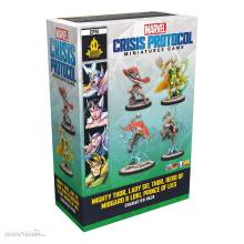 Atomic Mass Games AMGD2117 - Marvel: Crisis Protocol - Mighty Thor, Lady Sif, Thor, Hero of Midgard & Loki, Prince of Lies