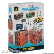 Atomic Mass Games AMGE2111 - Marvel: Crisis Protocol - NYC City Block Terrain Collection