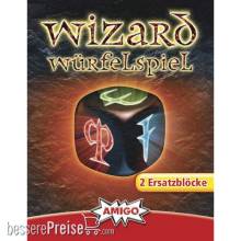 Amigo Spiele AMI01958 - Wizard Würfelspiel Ersatzblöcke (2 Stk)