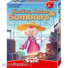 Amigo Spiele AMI02602 - Koffer, Katze & Sombrero